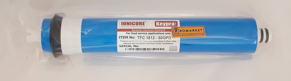 Elemento a membrana Ionicore TFC 1812-50GPD