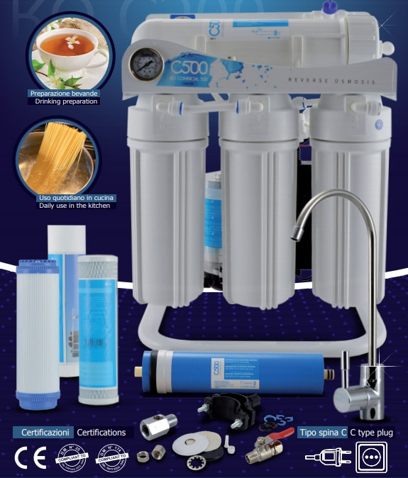 sistema ad osmosi inversa RO C500