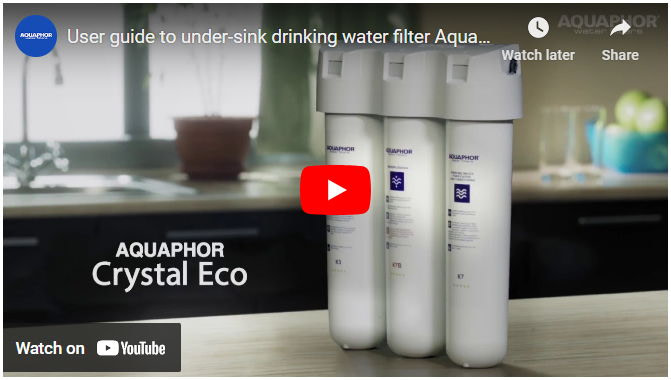Aquaphor Crystal Youtube video installation